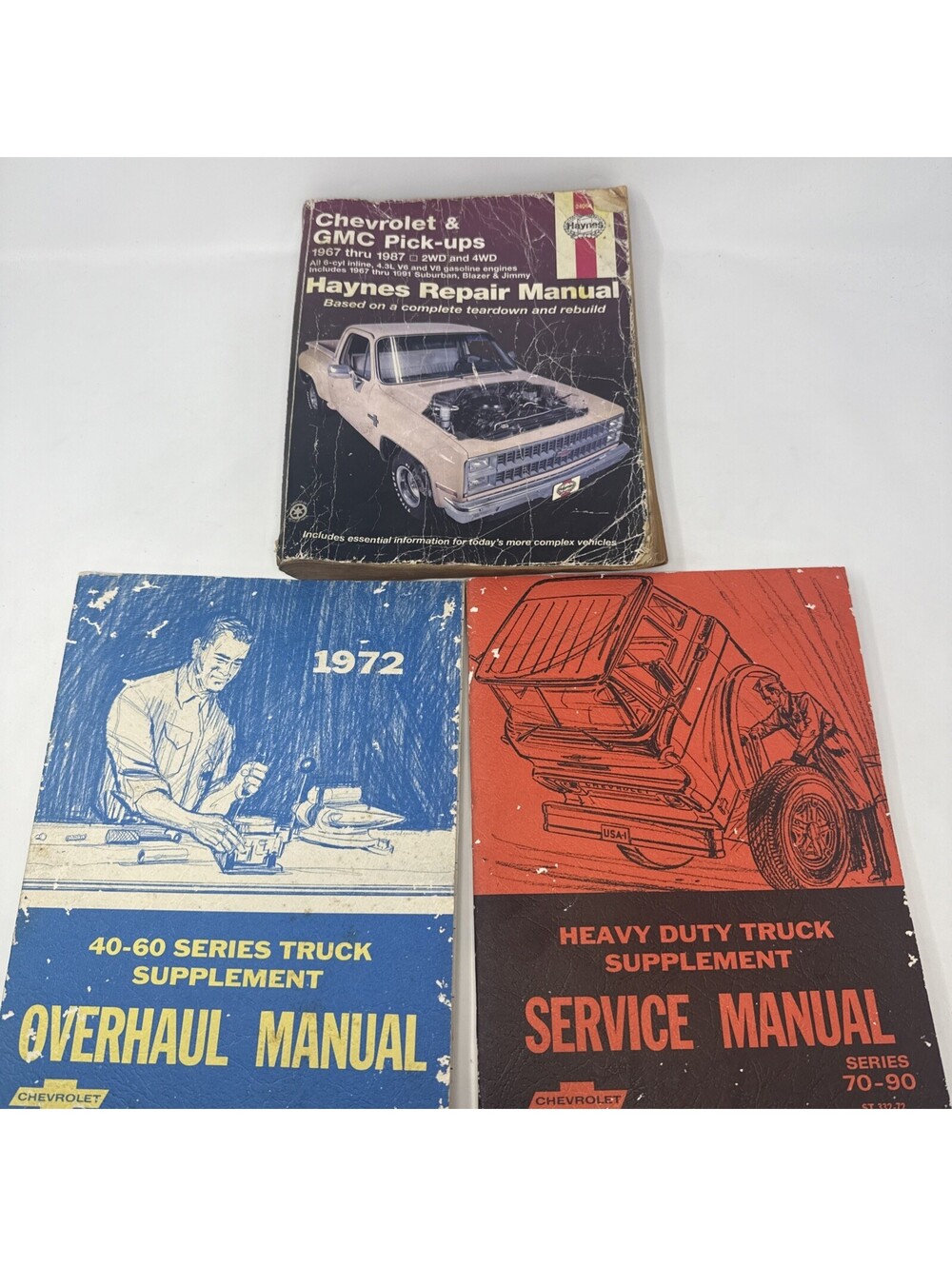 General Motors Chevrolet 1967-1987 Owners Manuals